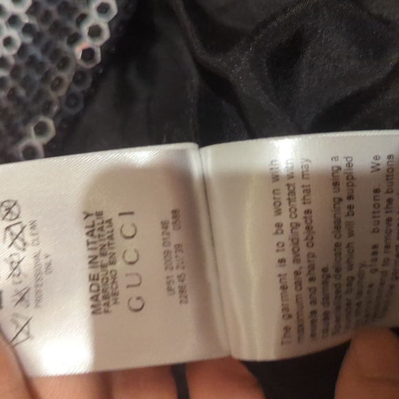 Gucci sequin and seed bead metallic blazer. Frida Giannini era Gucci. - Picture 6 of 8